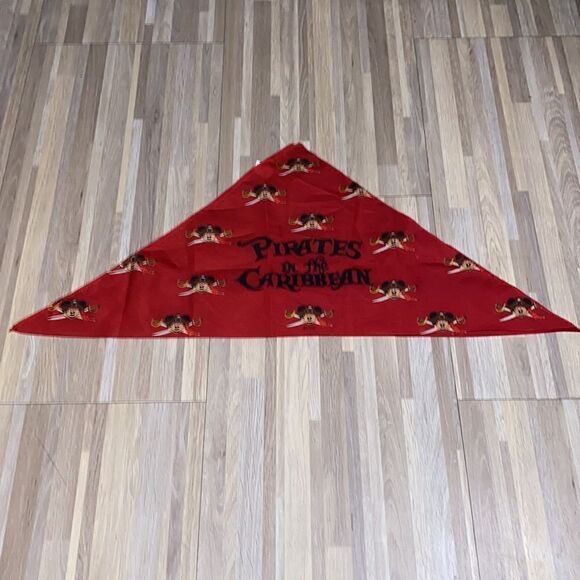 Disney Cruise Line Mickey Mouse Pirates in The Caribbean Red Bandana costume - Picture 2 of 5